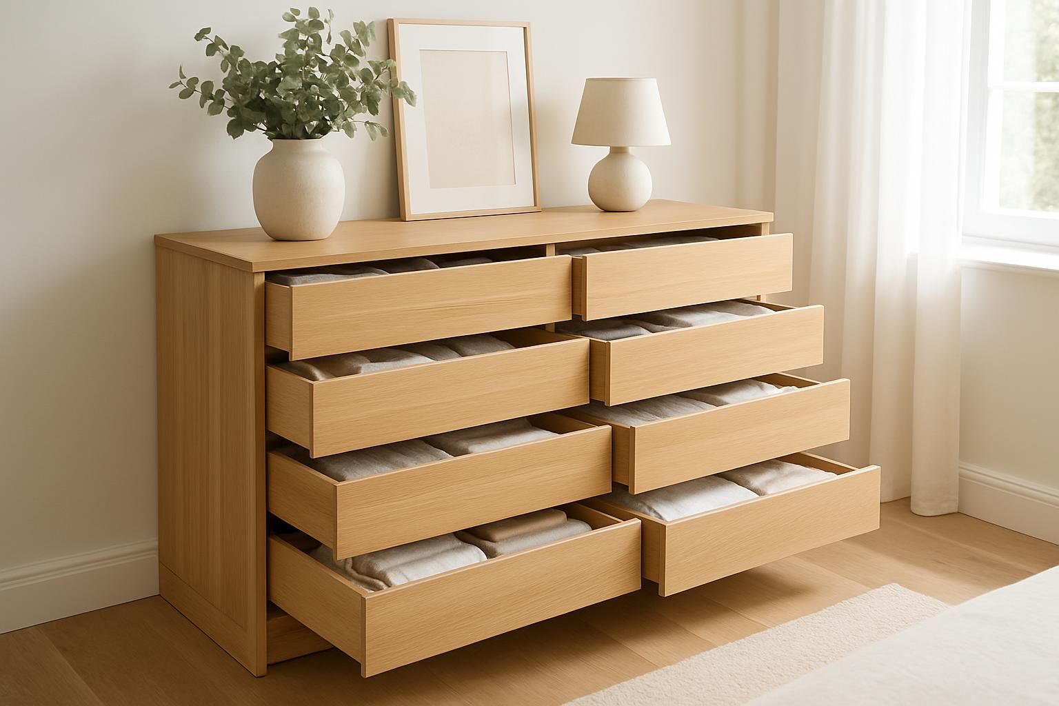découvrez combien de tiroirs choisir pour une commode fonctionnelle et pratique, alliant espace de rangement optimal et design adapté à vos besoins.