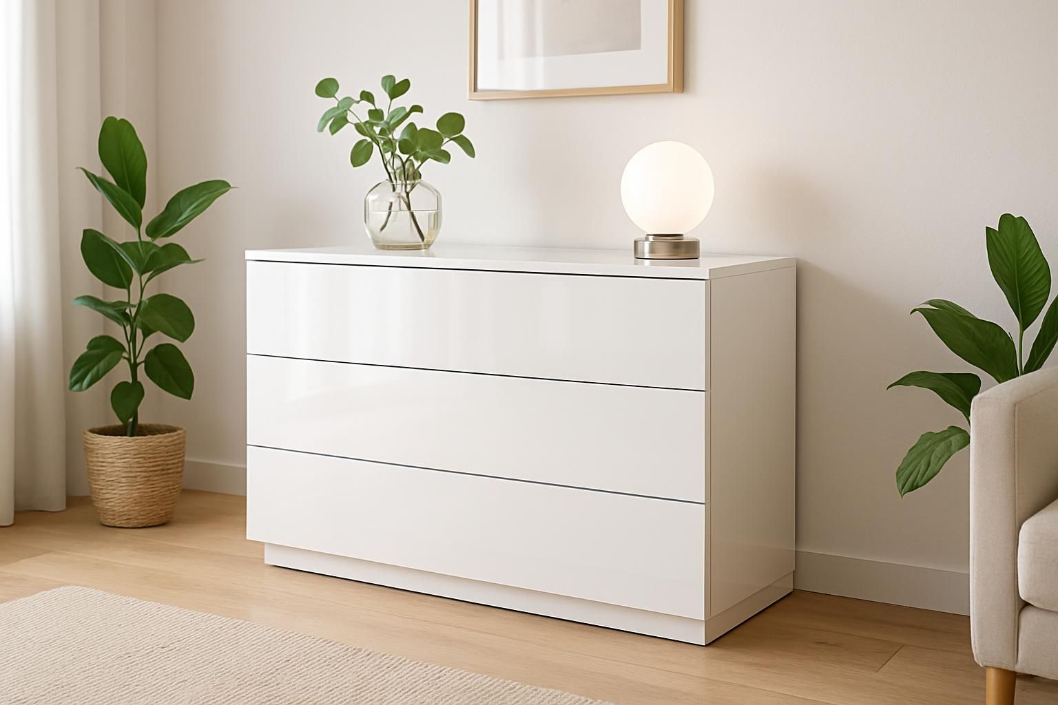 découvrez nos conseils pour choisir la commode en blanc laqué idéale et sublimer votre intérieur avec style et élégance.