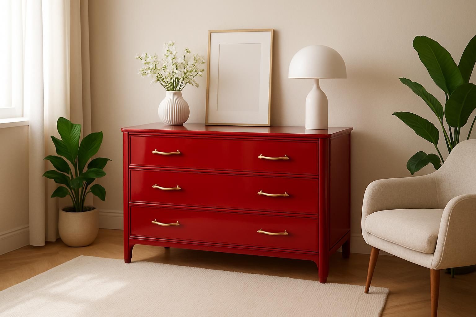 découvrez nos conseils pour bien choisir une commode rouge et apporter une touche d'élégance et de couleur à votre intérieur.