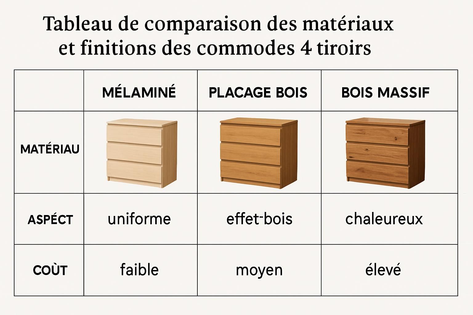 découvrez nos idées déco et astuces d'aménagement pour sublimer votre intérieur avec une commode 4 tiroirs en 2026. optimisez espace et style facilement !