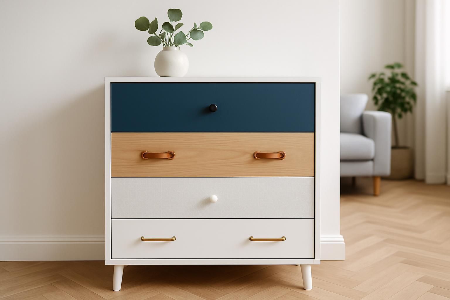 découvrez des idées créatives pour personnaliser votre commode moderne 4 tiroirs et lui donner une touche unique qui reflète votre style.