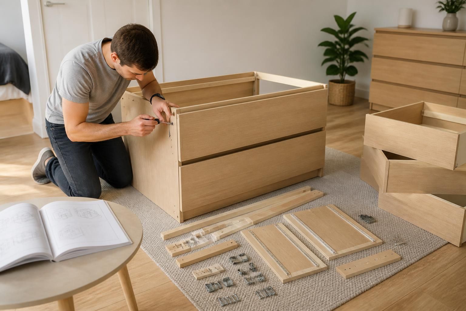 découvrez notre guide pratique pour monter facilement votre commode malm étape par étape, avec des conseils clairs et illustrés pour un assemblage réussi.