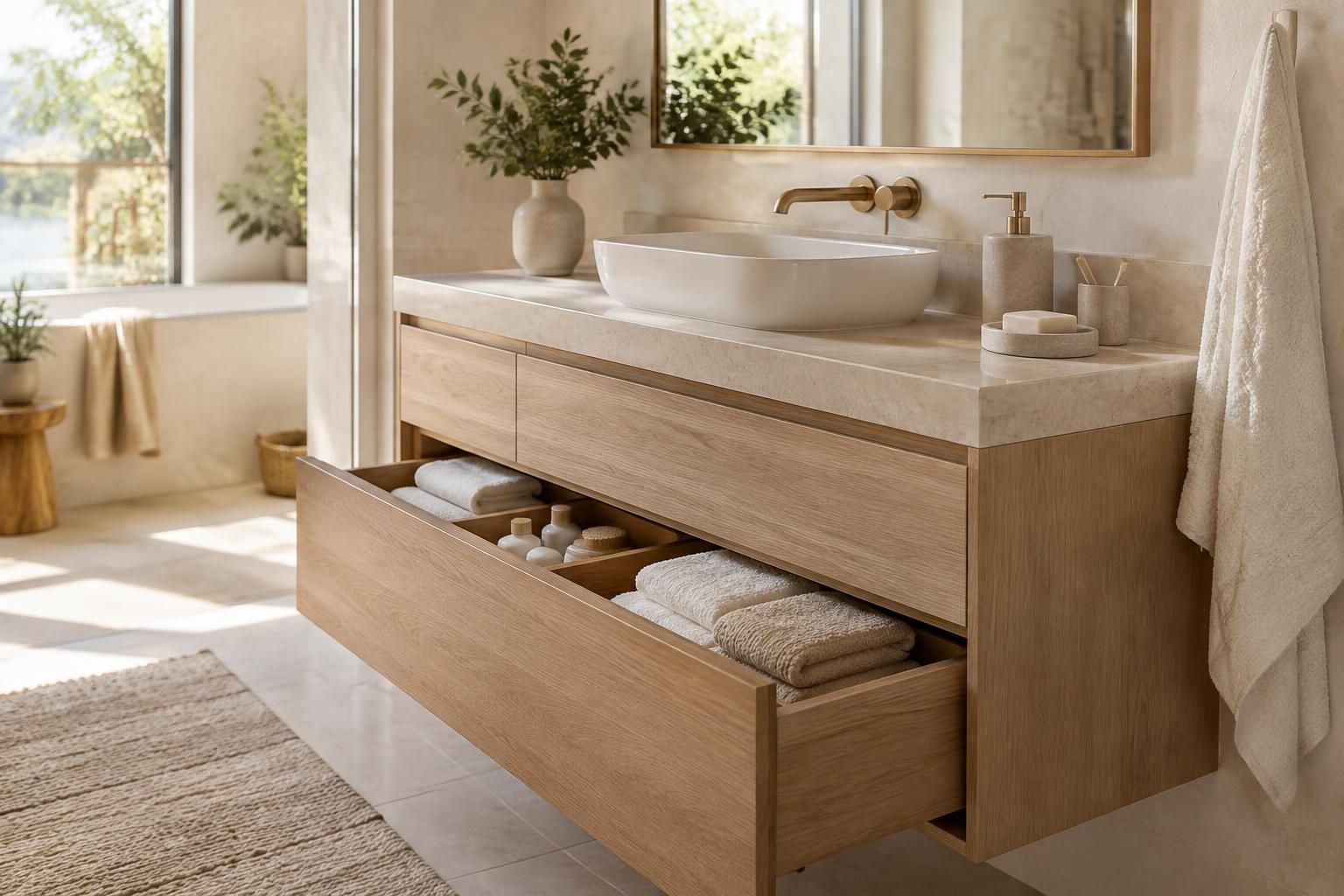 découvrez comment choisir un meuble commode de salle de bain pratique et élégant pour optimiser votre rangement et apporter une touche de style à votre espace.
